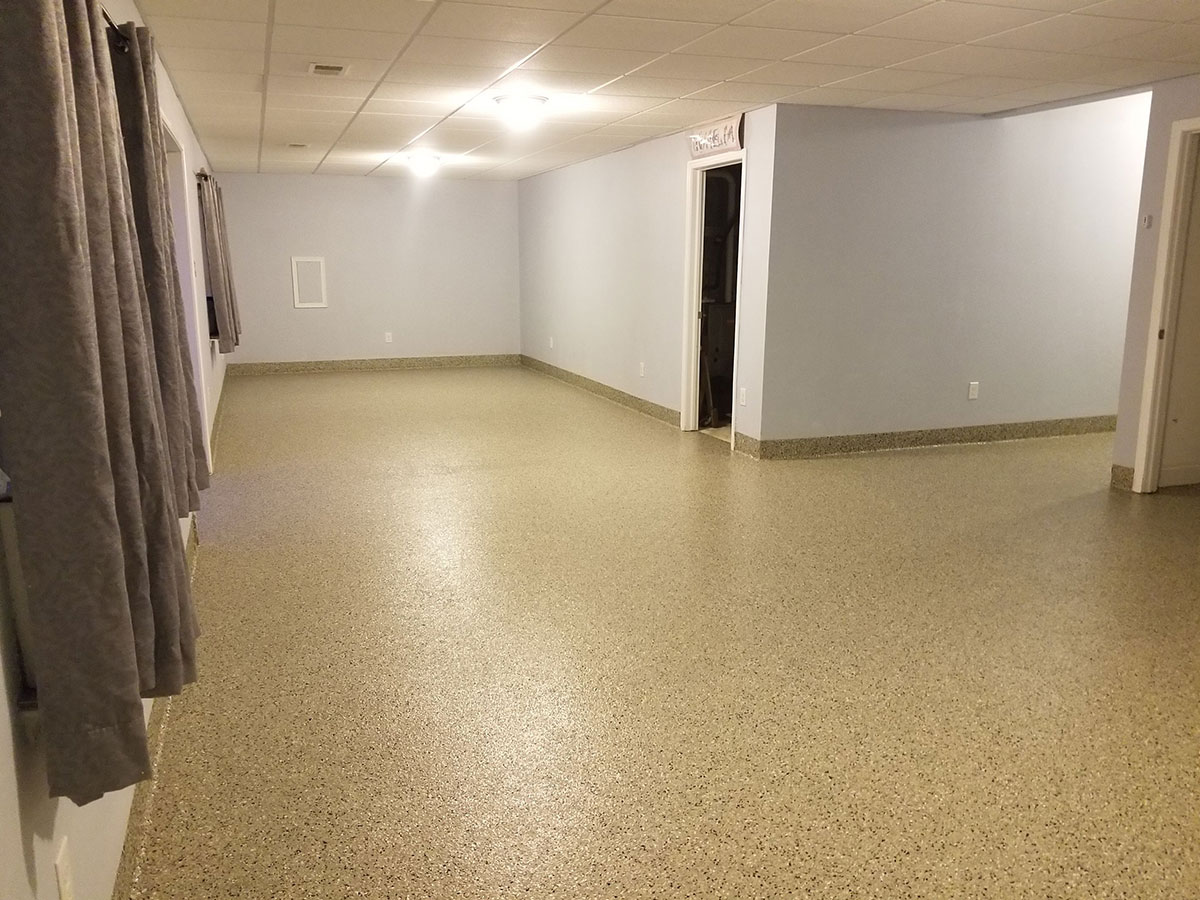 Virginia Basement Epoxy Floors FloorTech Concrete Coatings
