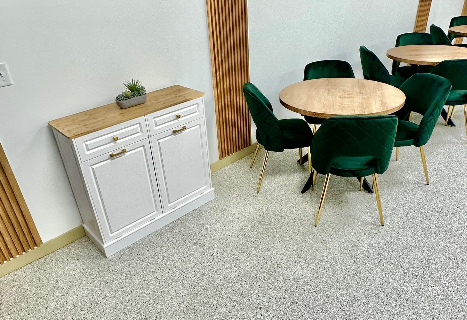 chairs Revolutionizing Home Interiors with Concrete Floor Coatings