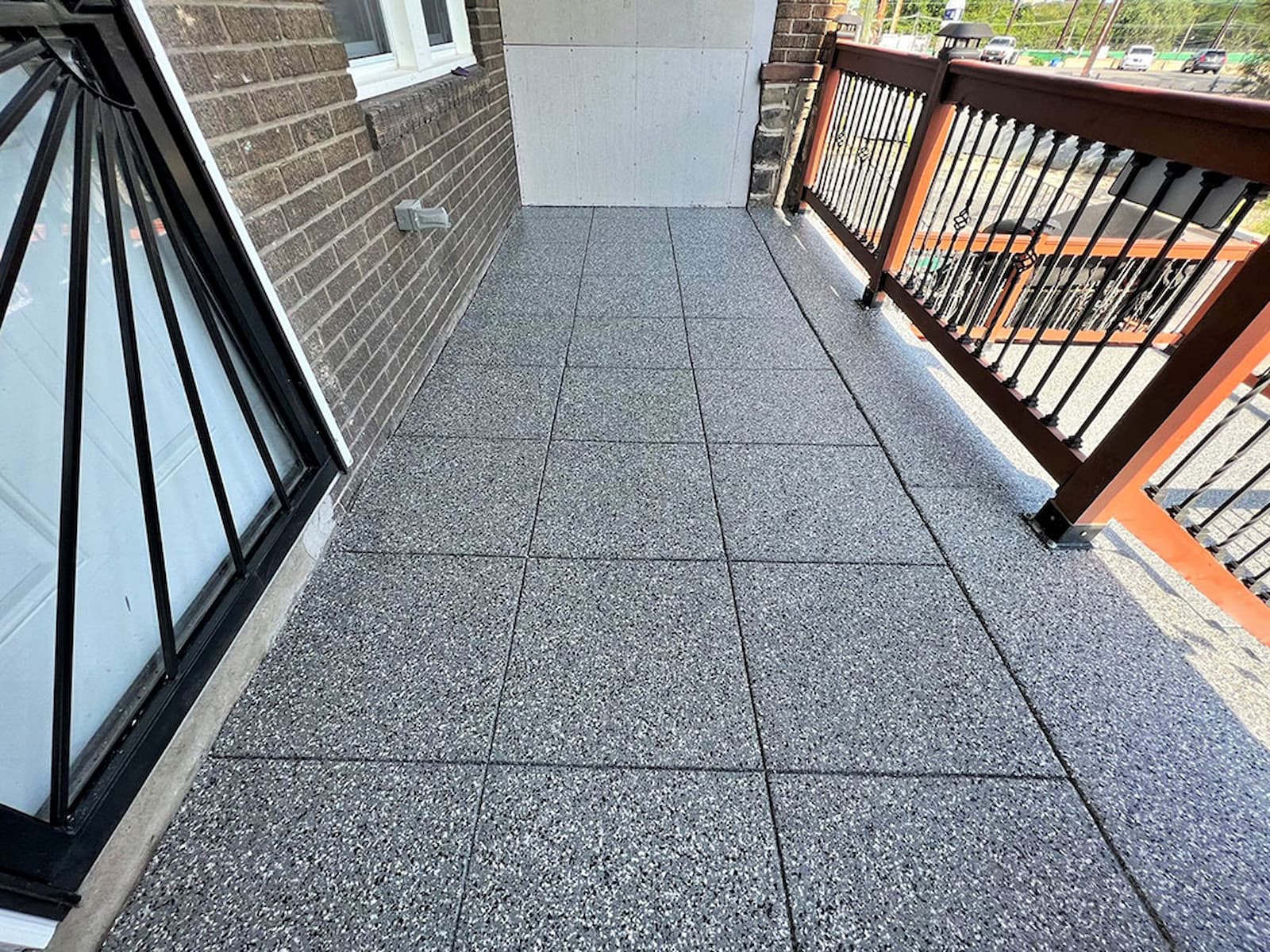 Enhancing Outdoor Living Areas with Polyaspartic Concrete Coatings patio