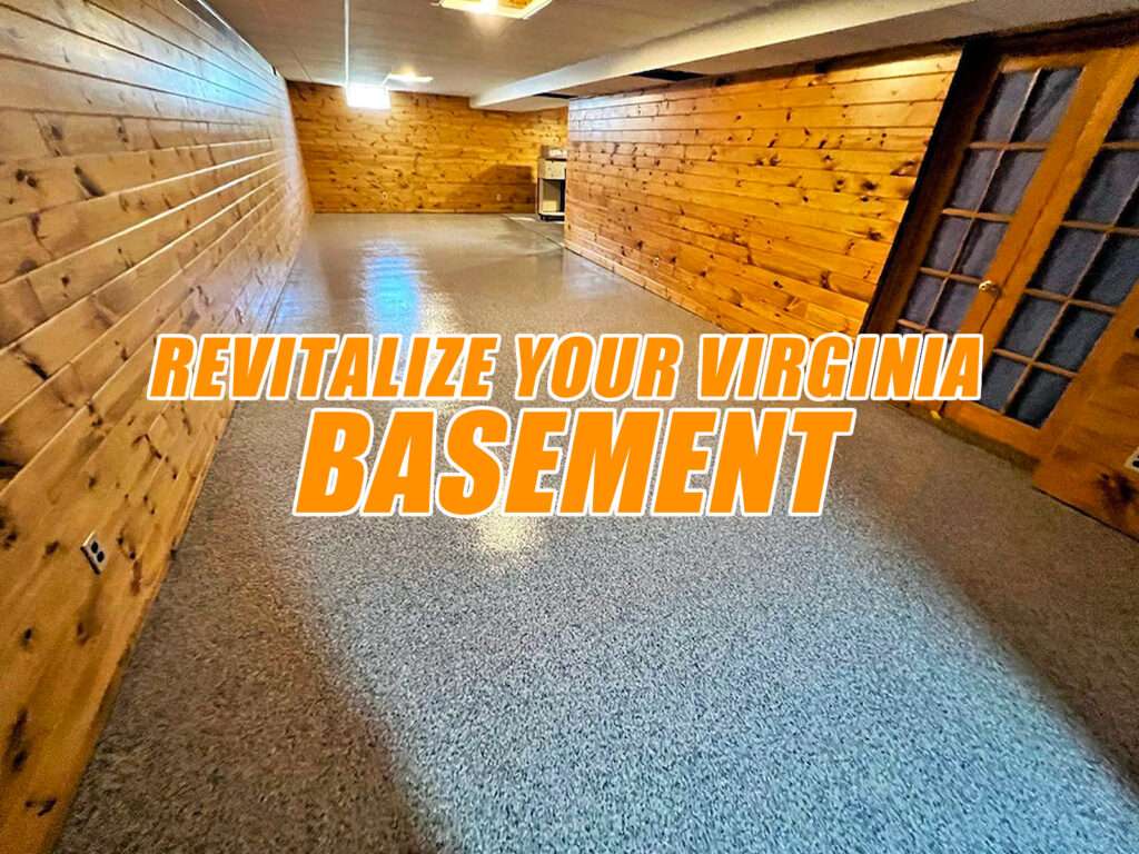Basement Floor - Revive Your Virginia Basement with a Brand New Concrete Coating