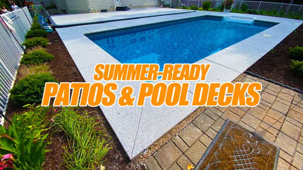 Backyard Pool Deck - Ready for Summer