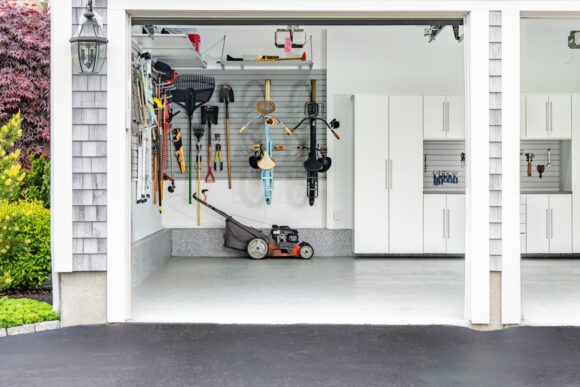 Clear the Chaos — How Coated Floors Make Garage Organization Easy